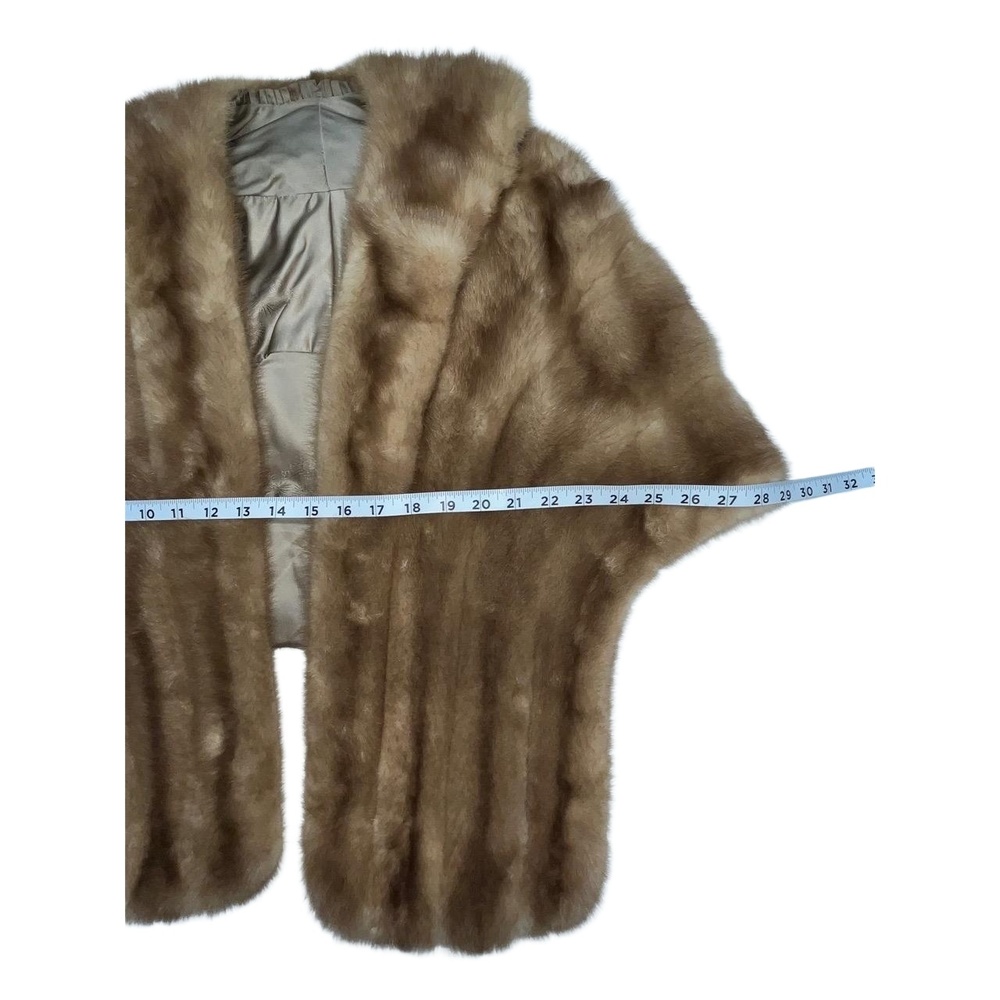 Vintage Women's Autumn Haze Real Fur B Sybil Shawl Stole Wrap - Picture 9 of 9